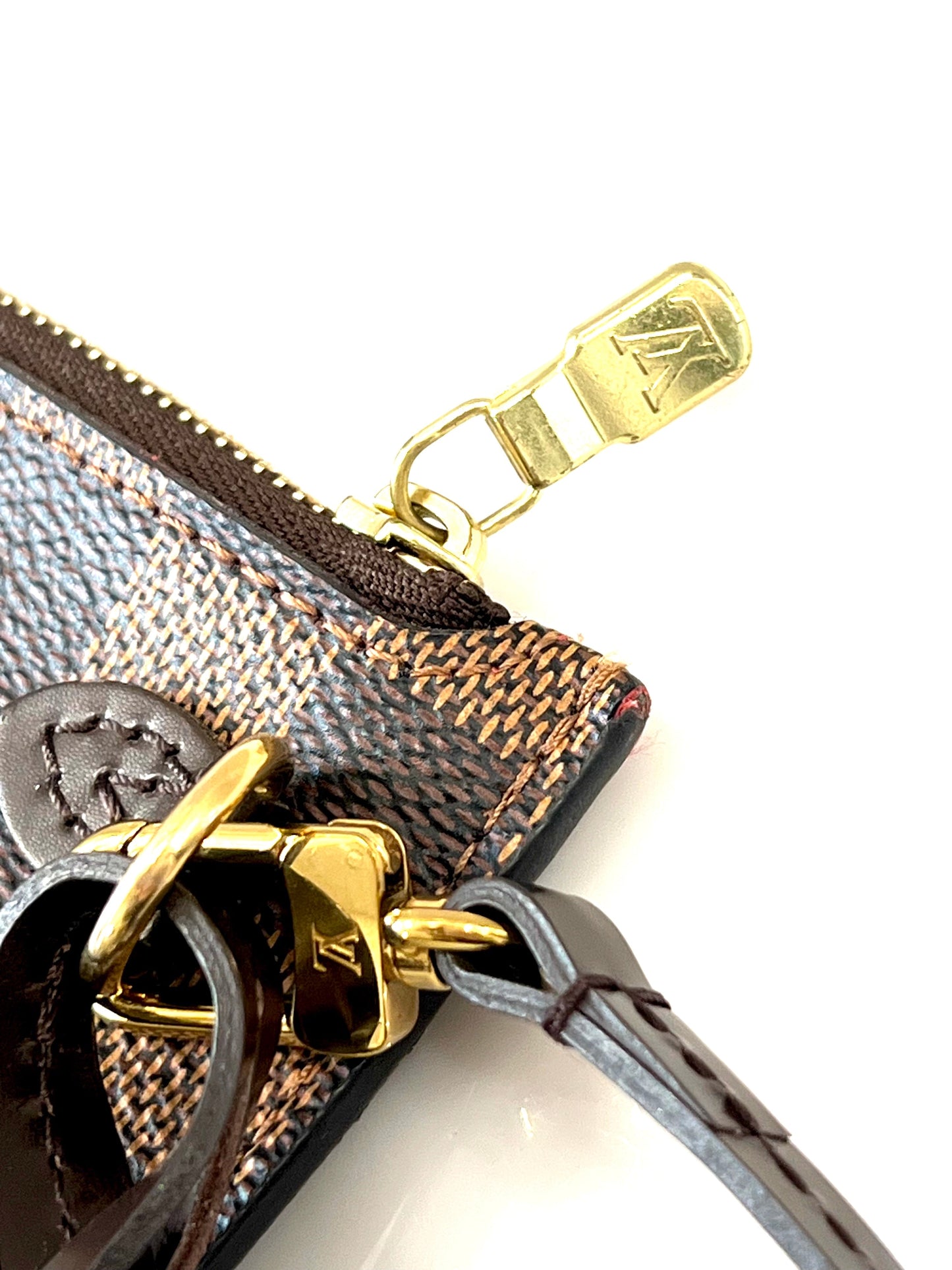 LOUIS VUITTON DAMIER EBENE NEVERFULL MM GM POCHETTE