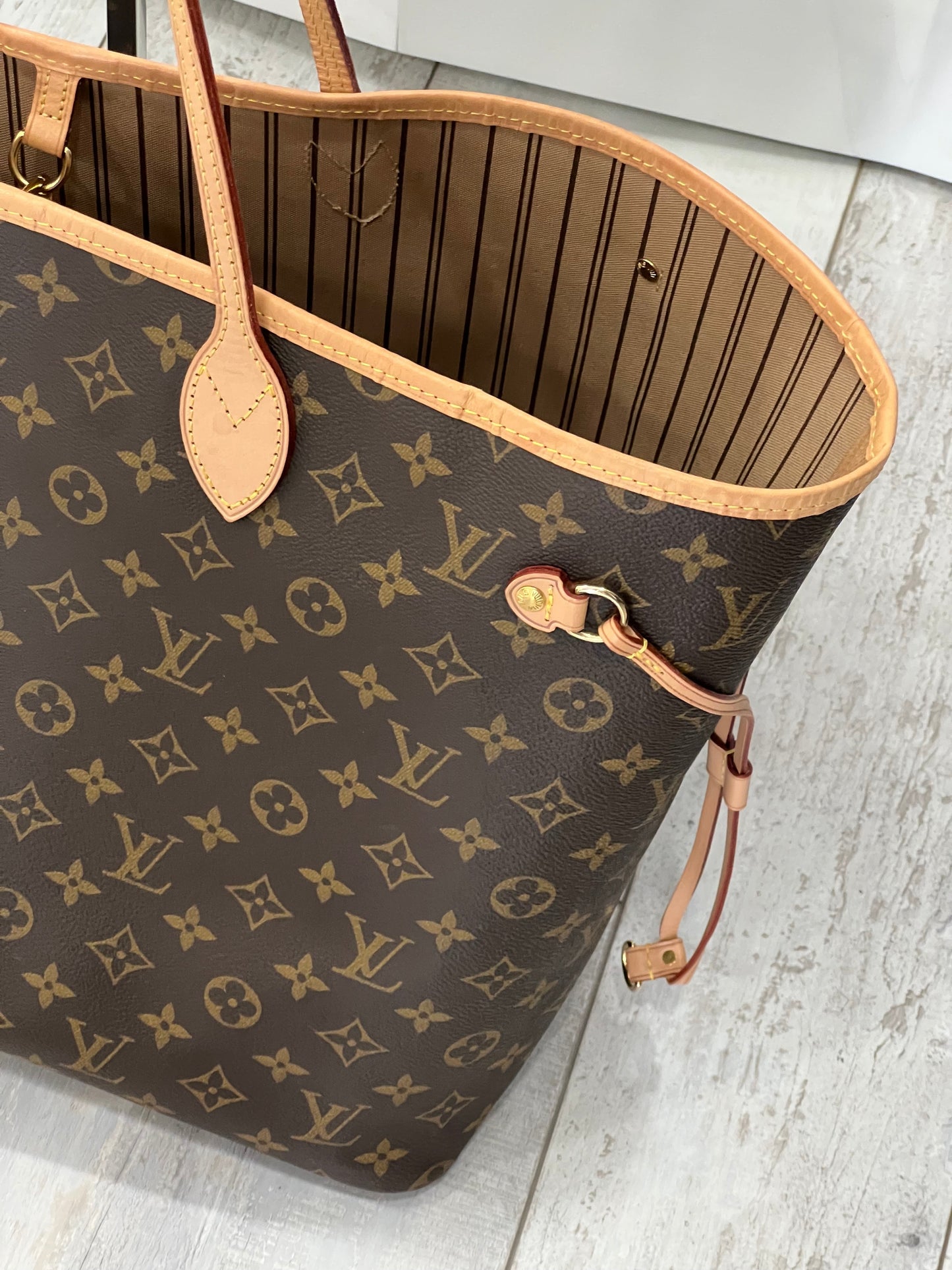 LOUIS VUITTON MONOGRAM NEVERFULL GM TOTE BAG
