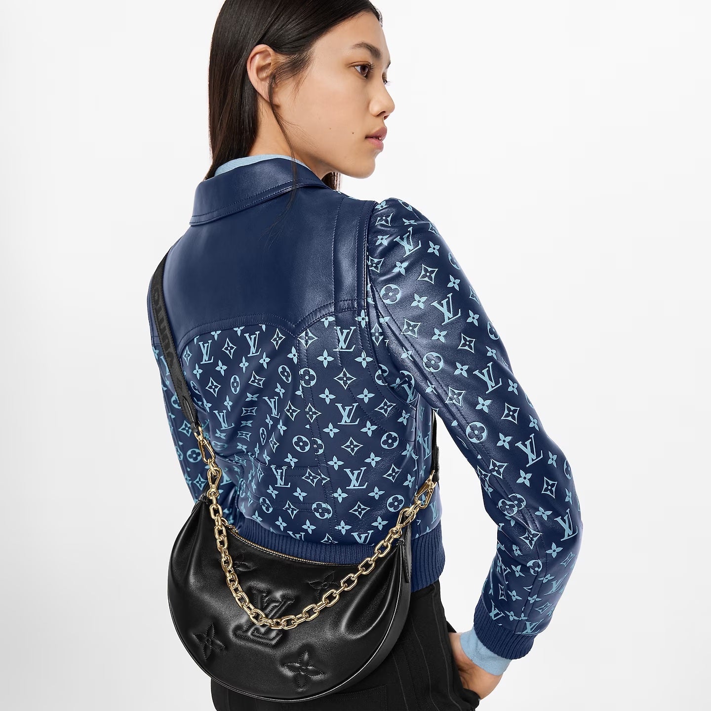 LOUIS VUITTON EMPREINTE CALFSKIN OVER THE MOON BAG