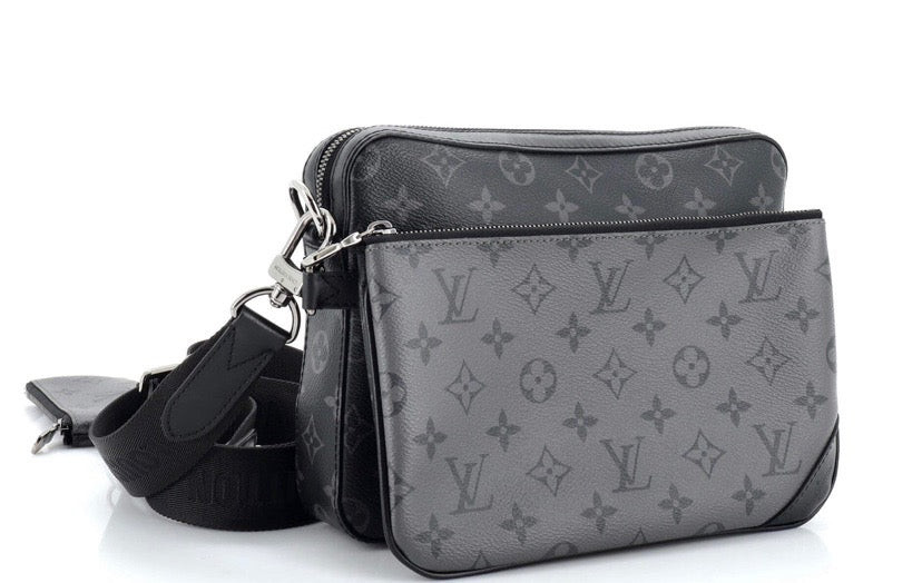 LOUIS VUITTON REVERSE MONOGRAM ECLIPSE TRIO MESSENGER BAG