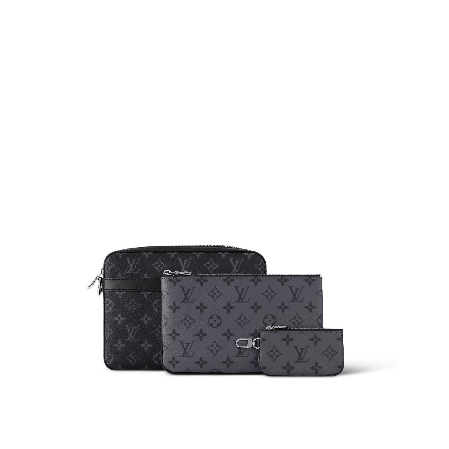 LOUIS VUITTON REVERSE MONOGRAM ECLIPSE TRIO MESSENGER BAG