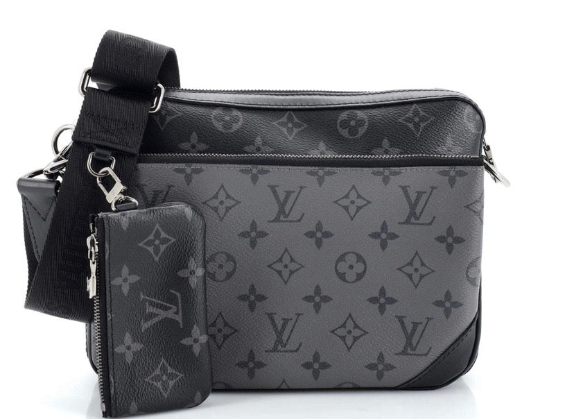 LOUIS VUITTON REVERSE MONOGRAM ECLIPSE TRIO MESSENGER BAG