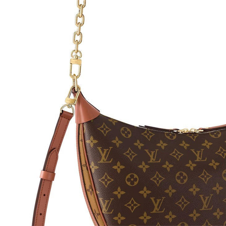 LOUIS VUITTON REVERSE MONOGRAM LOOP HOBO BAG WITH POCHETTE