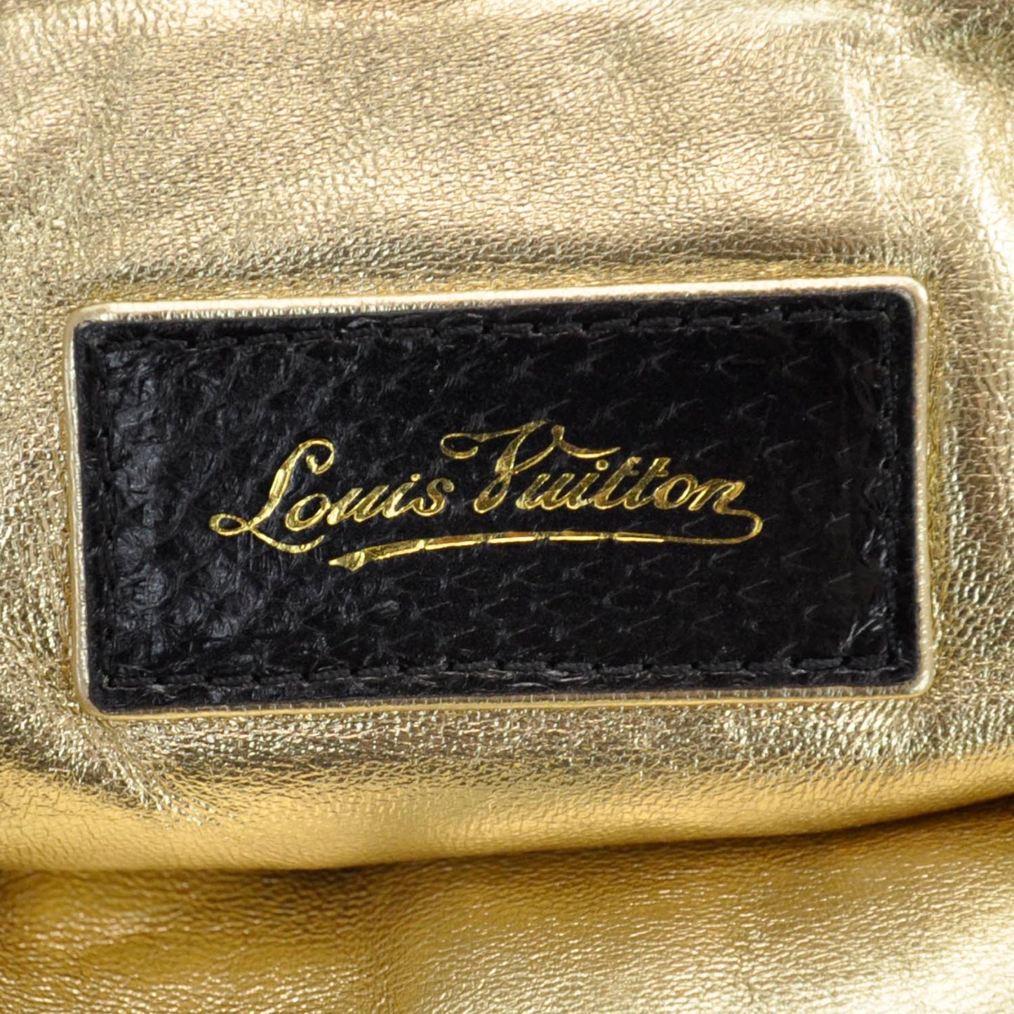 LOUIS VUITTON SATIN MONOGRAM AUMONIERE CLUTCH BAG