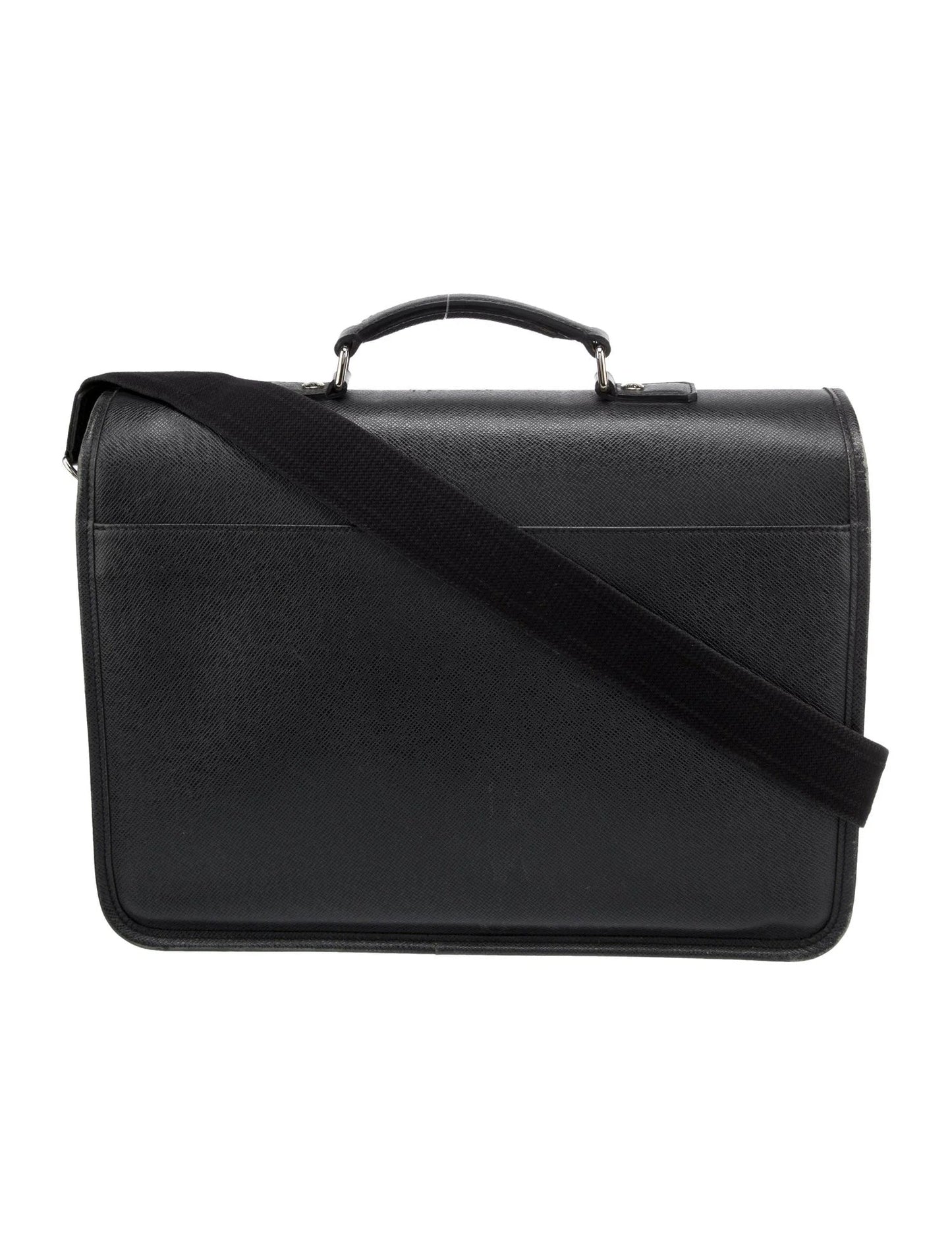 LOUIS VUITTON TAIGA LEATHER ANTON BRIEFCASE WITH SHOULDER STRAP