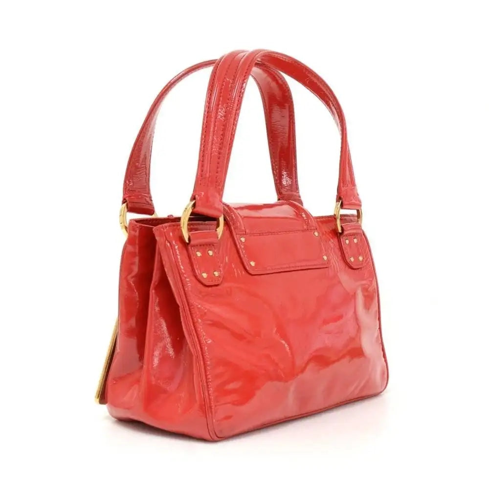 LOUIS VUITTON VERNIS LEATHER CRUISE SAC BICOLOR HANDBAG