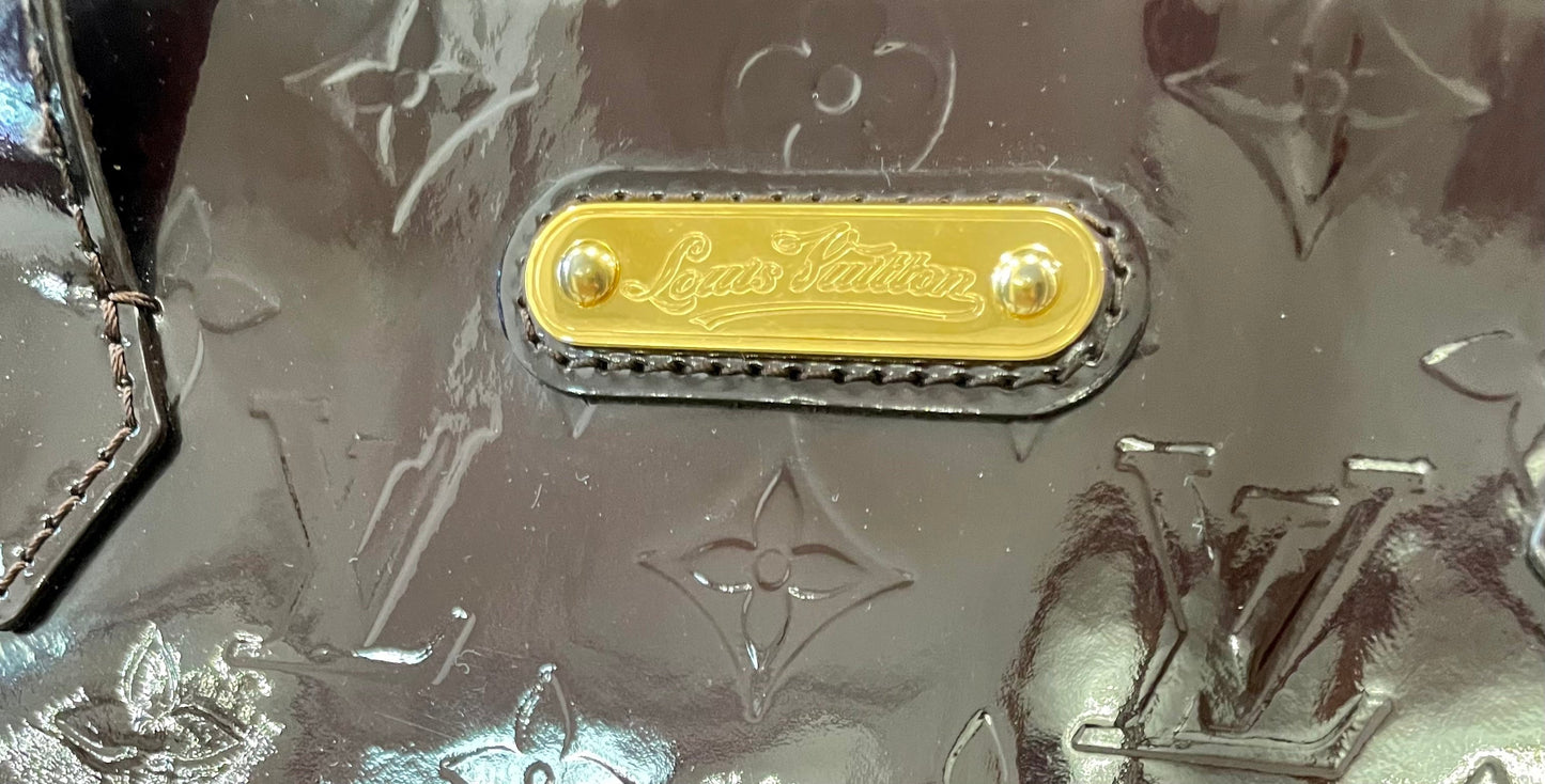 LOUIS VUITTON MONOGRAM VERNIS WILSHIRE GM TOTE BAG
