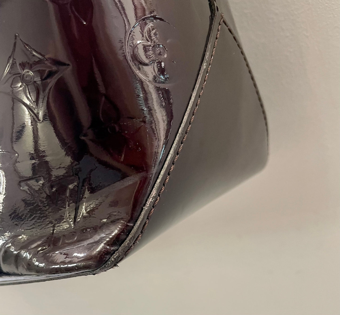 LOUIS VUITTON MONOGRAM VERNIS WILSHIRE GM TOTE BAG