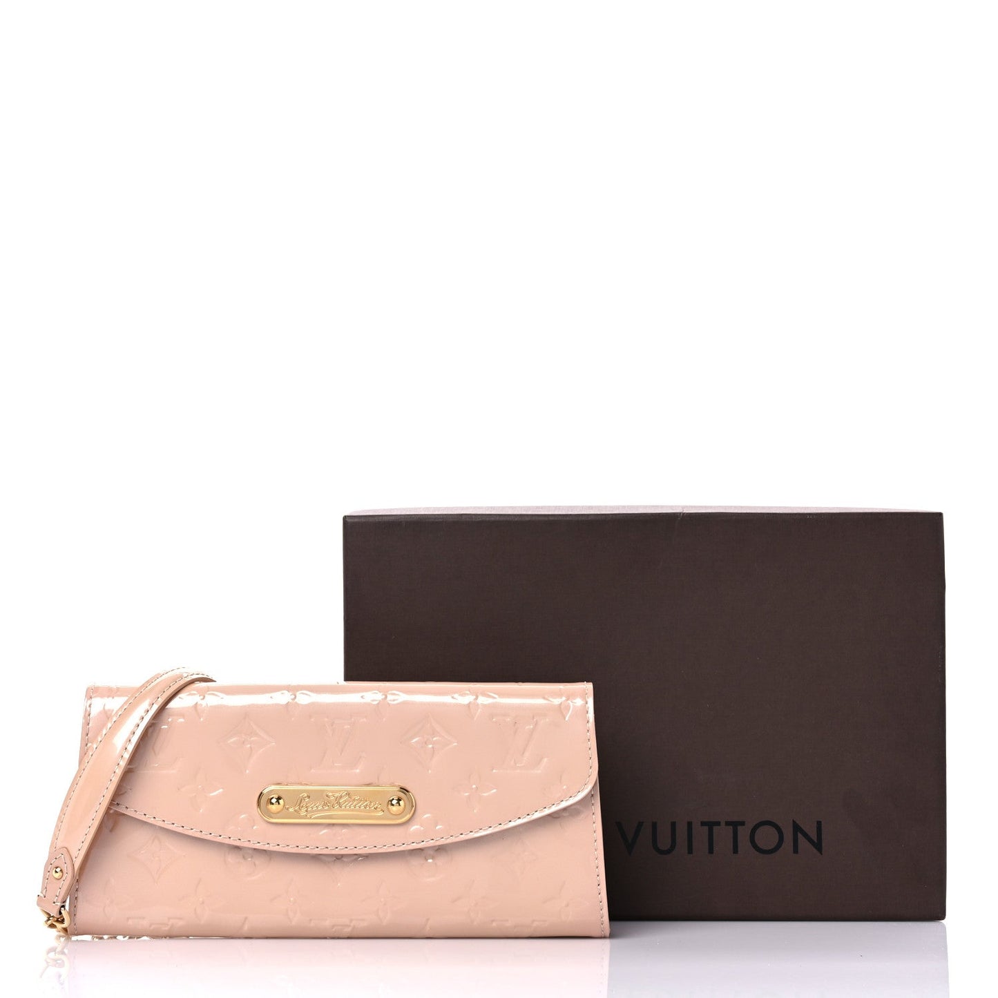 LOUIS VUITTON MONOGRAM VERNIS SUNSET BOULEVARD BAG ROSE FLORENTIN