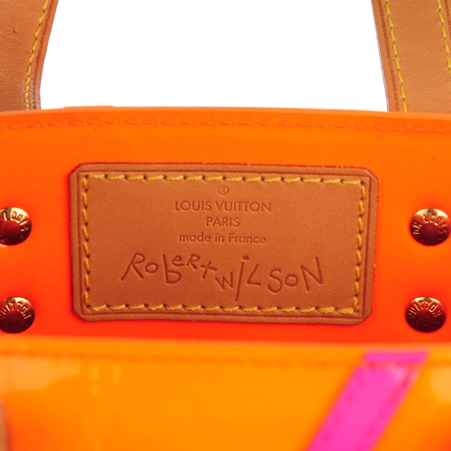 LOUIS VUITTON X ROBERT WILSON FLOU MONOGRAM VERNIS READE PM TOTE