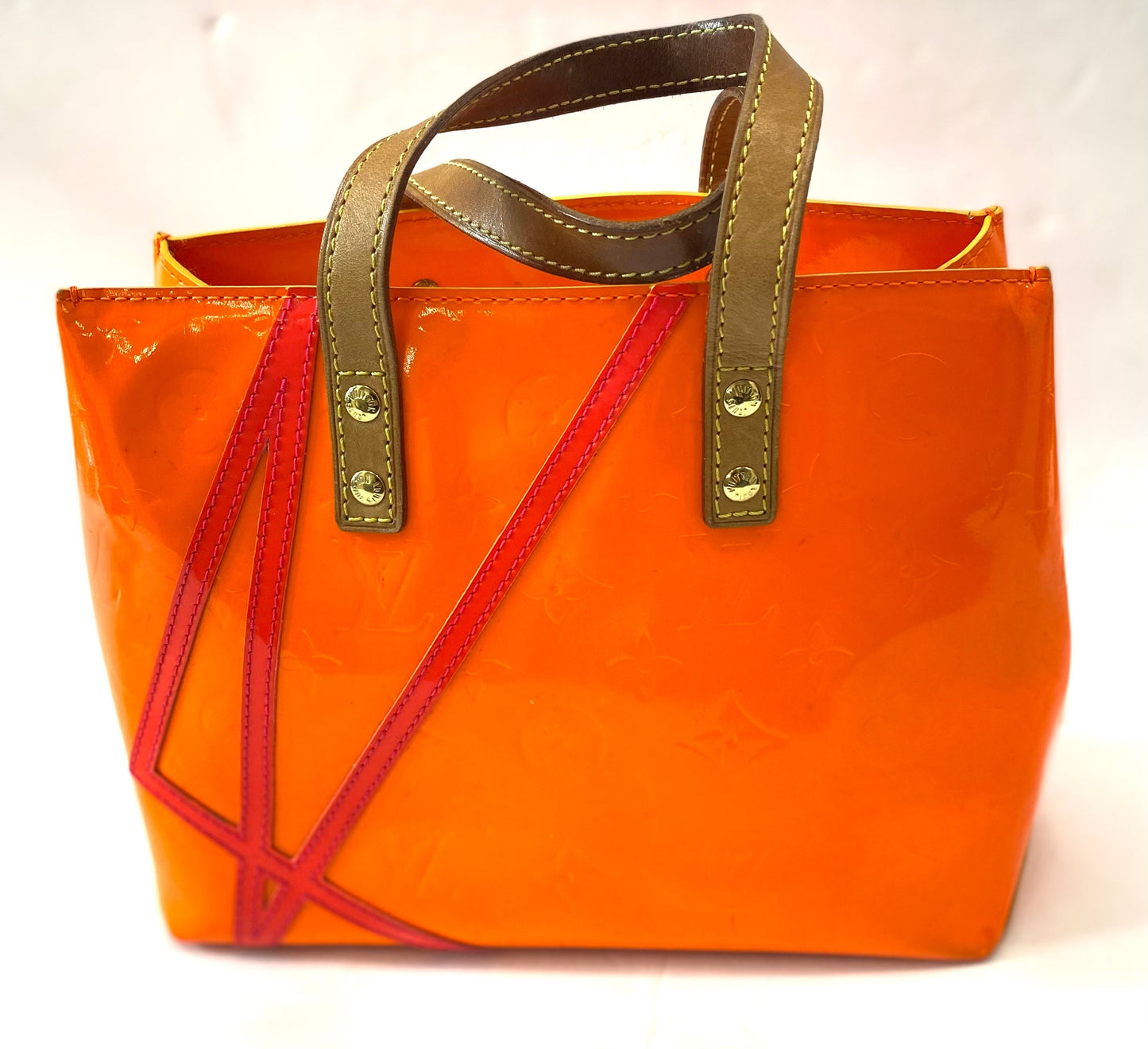 LOUIS VUITTON X ROBERT WILSON FLOU MONOGRAM VERNIS READE PM TOTE
