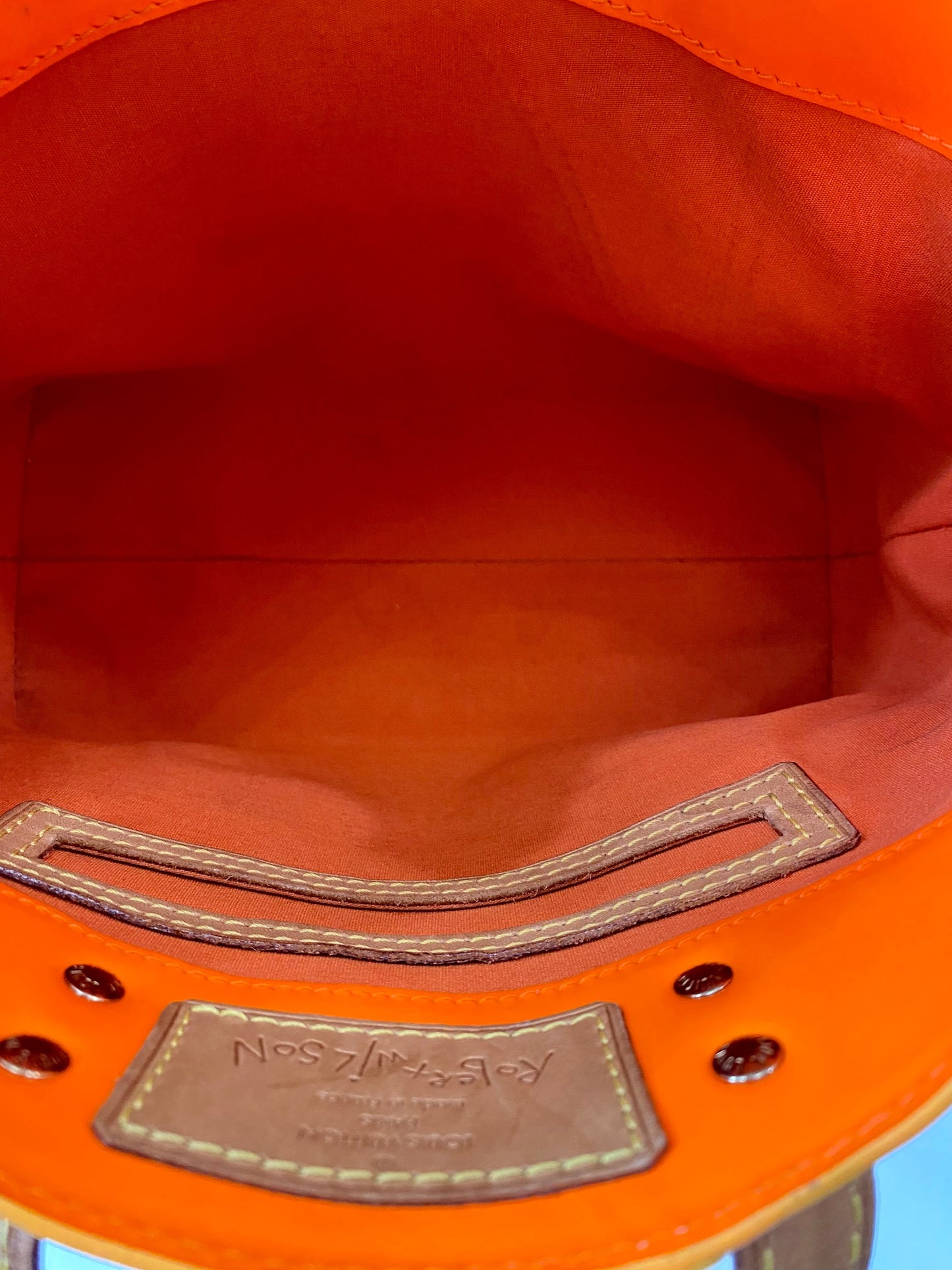 LOUIS VUITTON X ROBERT WILSON FLOU MONOGRAM VERNIS READE PM TOTE