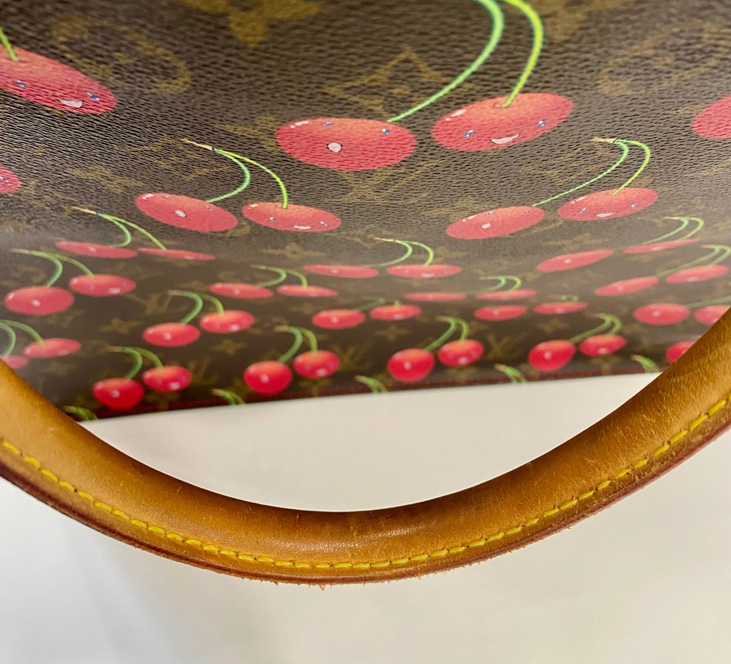LOUIS VUITTON X TAKASHI MURAKAMI MONOGRAM CERISES SACE PLAT TOTE