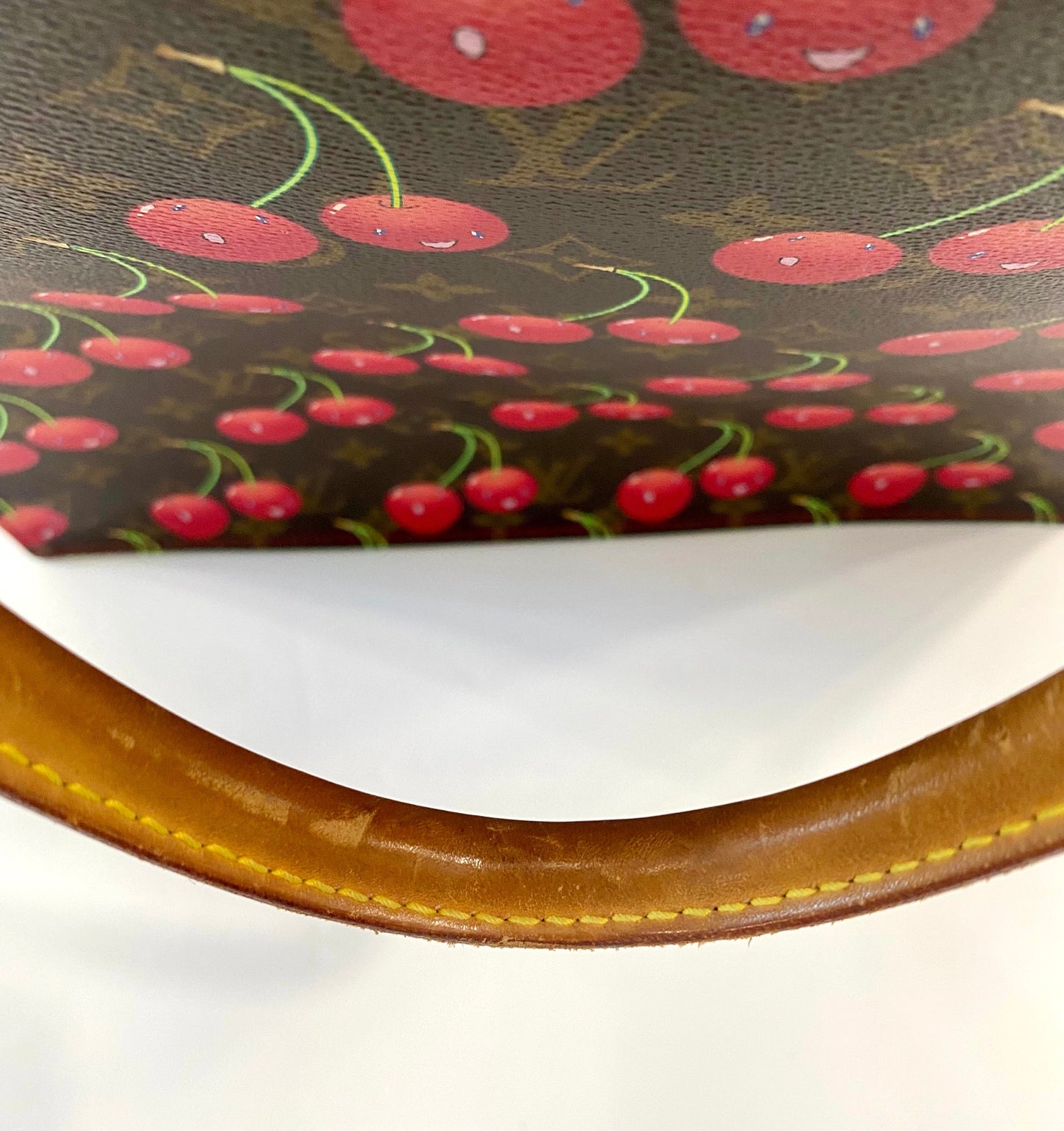 LOUIS VUITTON X TAKASHI MURAKAMI MONOGRAM CERISES SACE PLAT TOTE