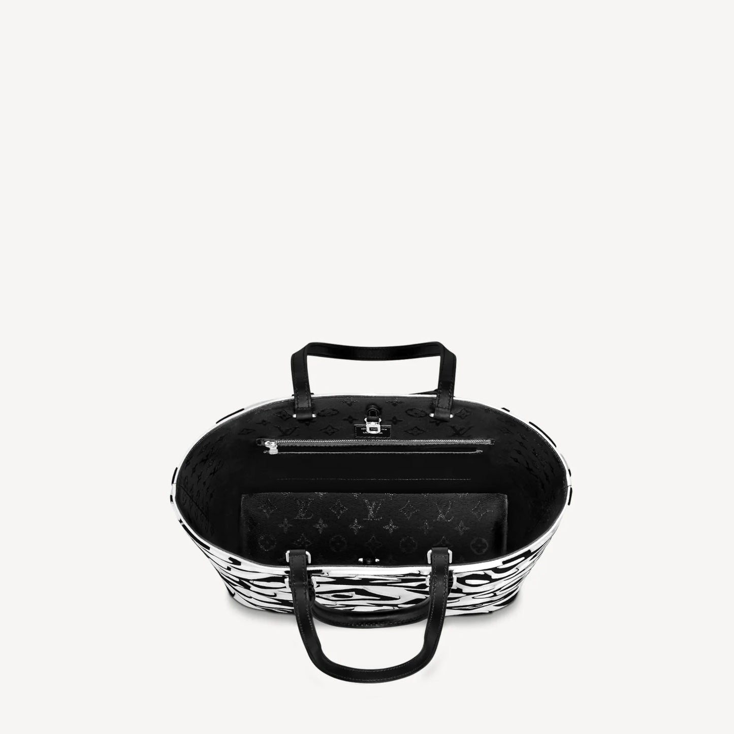LOUIS VUITTON X URS FISCHER TUFTED MONOGRAM CABAS TOTE BAG