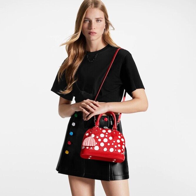 LOUIS VUITTON X YAYOI KUSAMA INFINITY DOTS ALMA BB CROSSBODY BAG