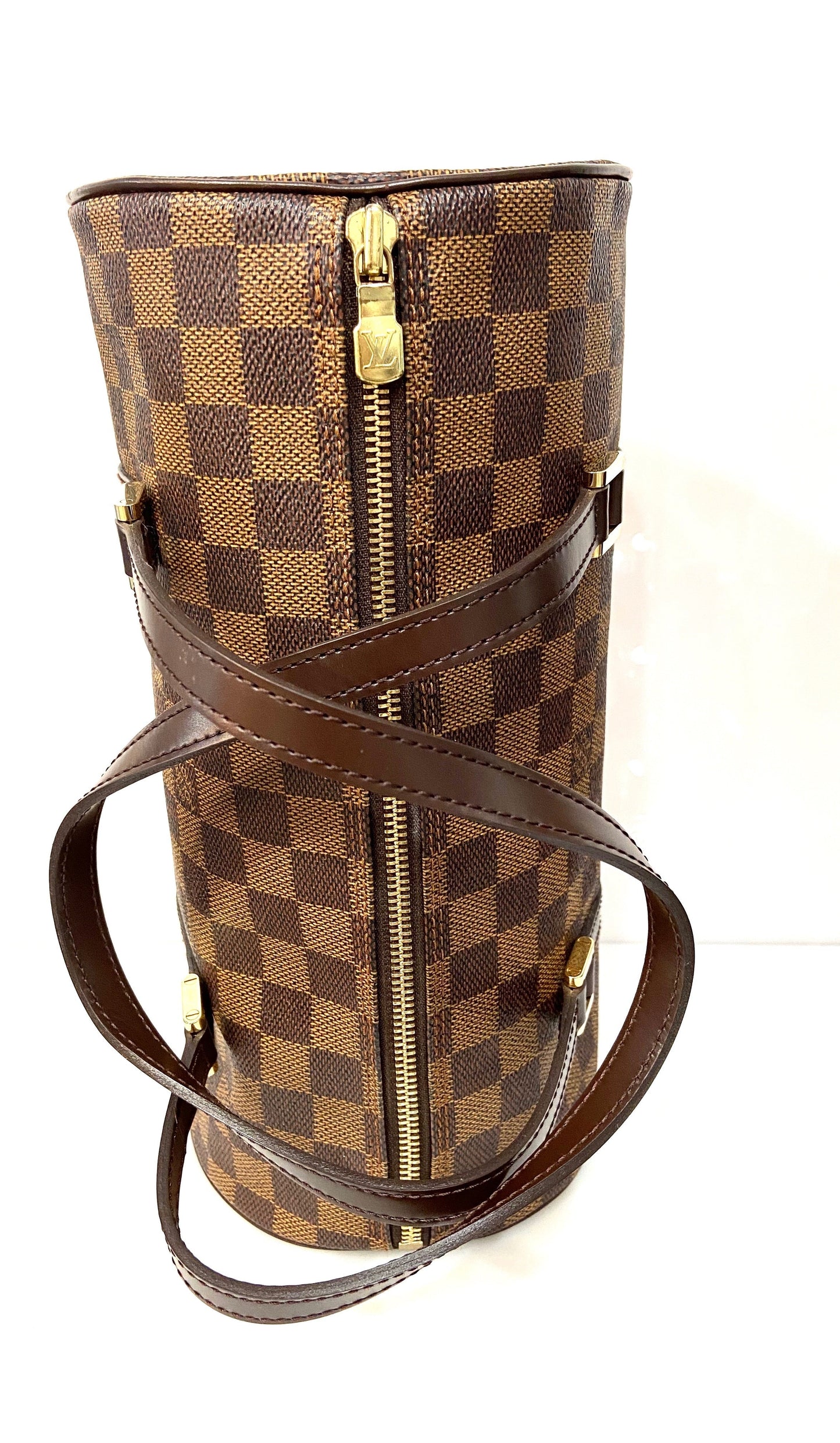 LOUIS VUITTON DAMIER EBENE PAPILLON 30 HANDBAG