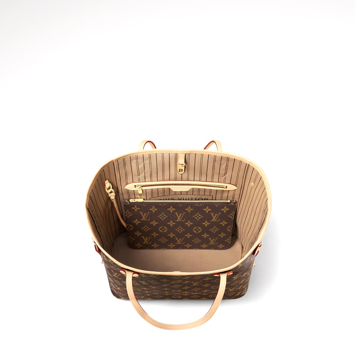 LOUIS VUITTON MONOGRAM NEVERFULL TOTE BAG MM
