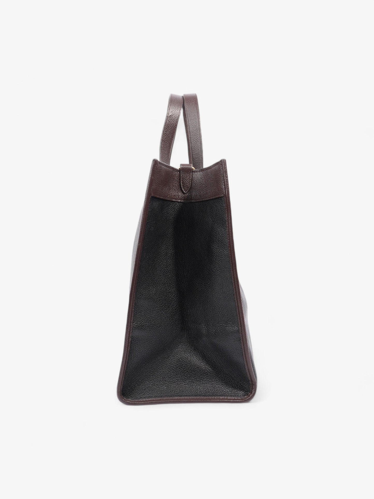 Coach Field Tote Black / Oxblood Leather 40