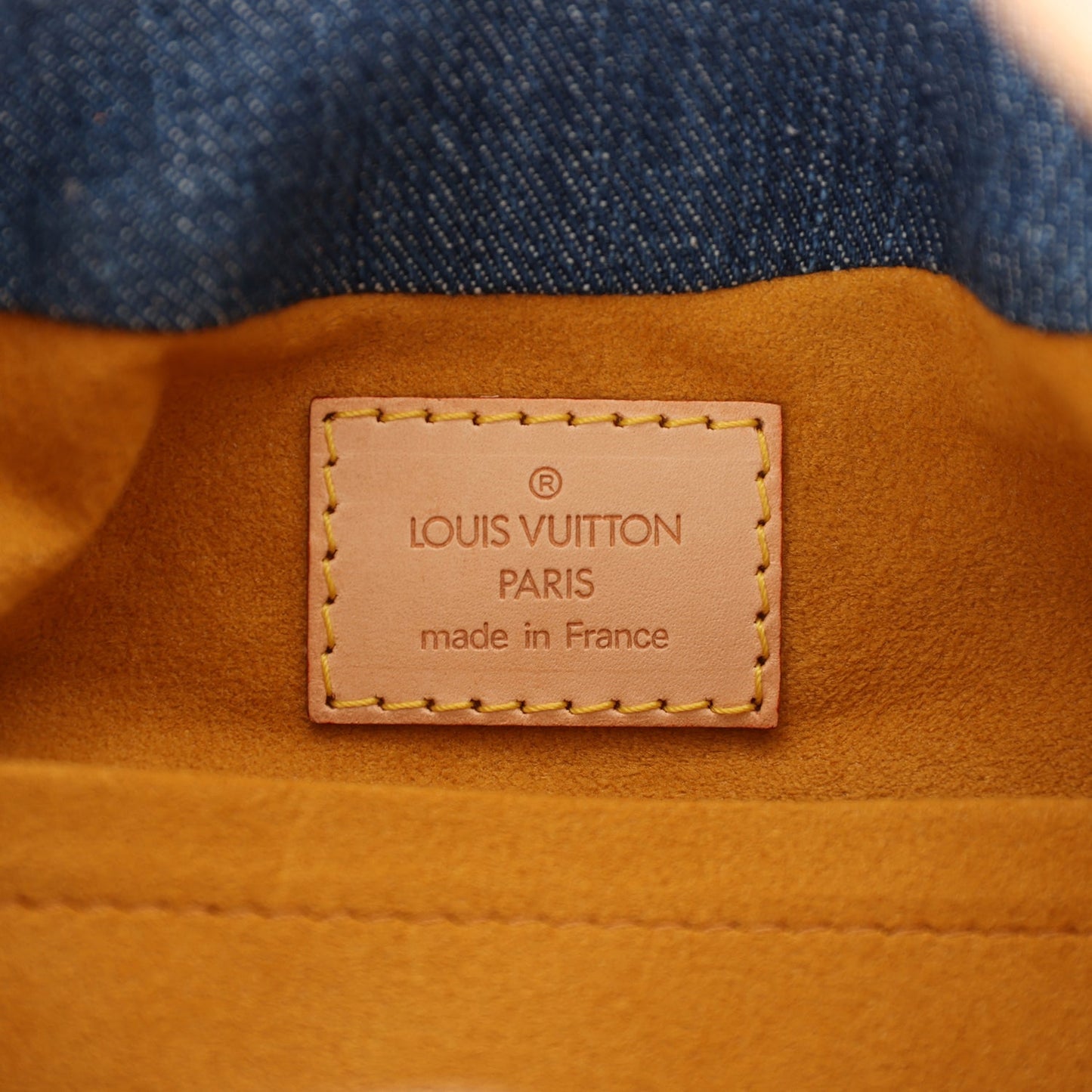 Louis Vuitton Vintage Blue Monogram Denim Pleaty