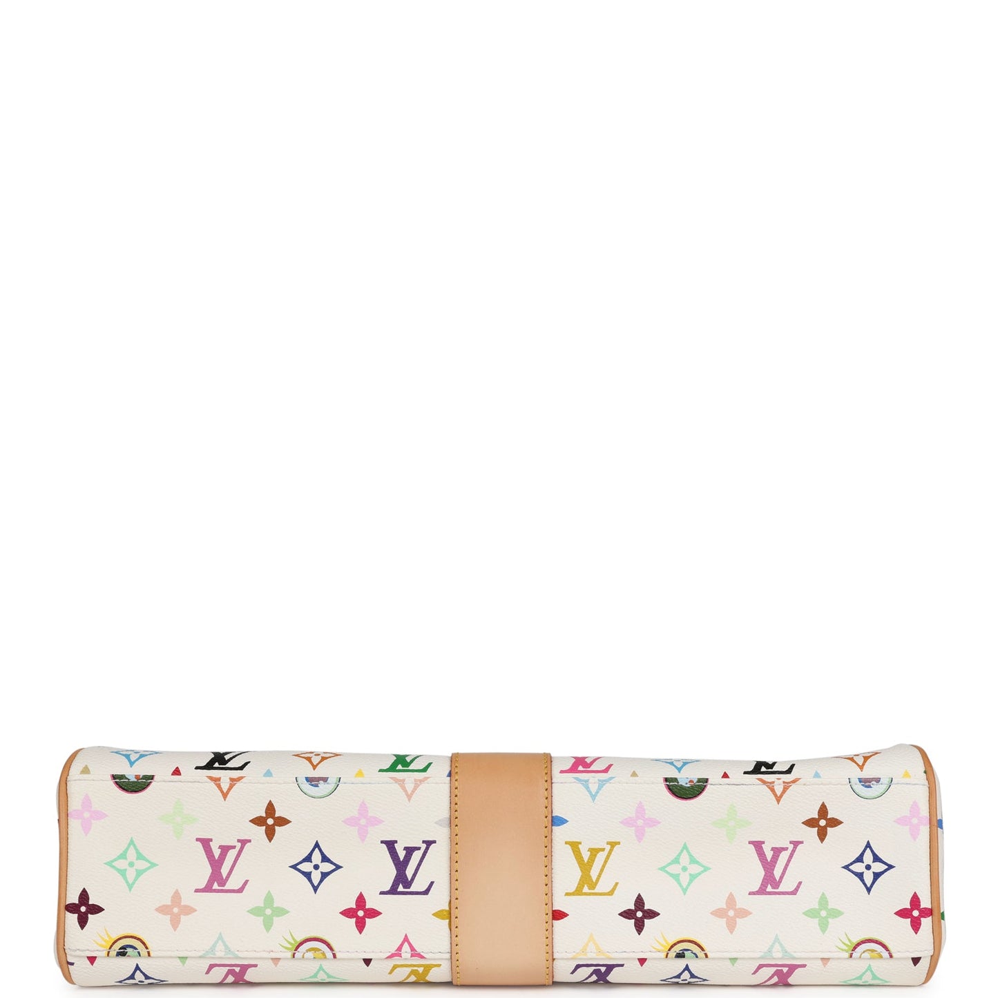 Louis Vuitton Vintage x Takashi Murakami Sac Retro GM White Multicolor Eye Love You Monogram Gold Hardware
