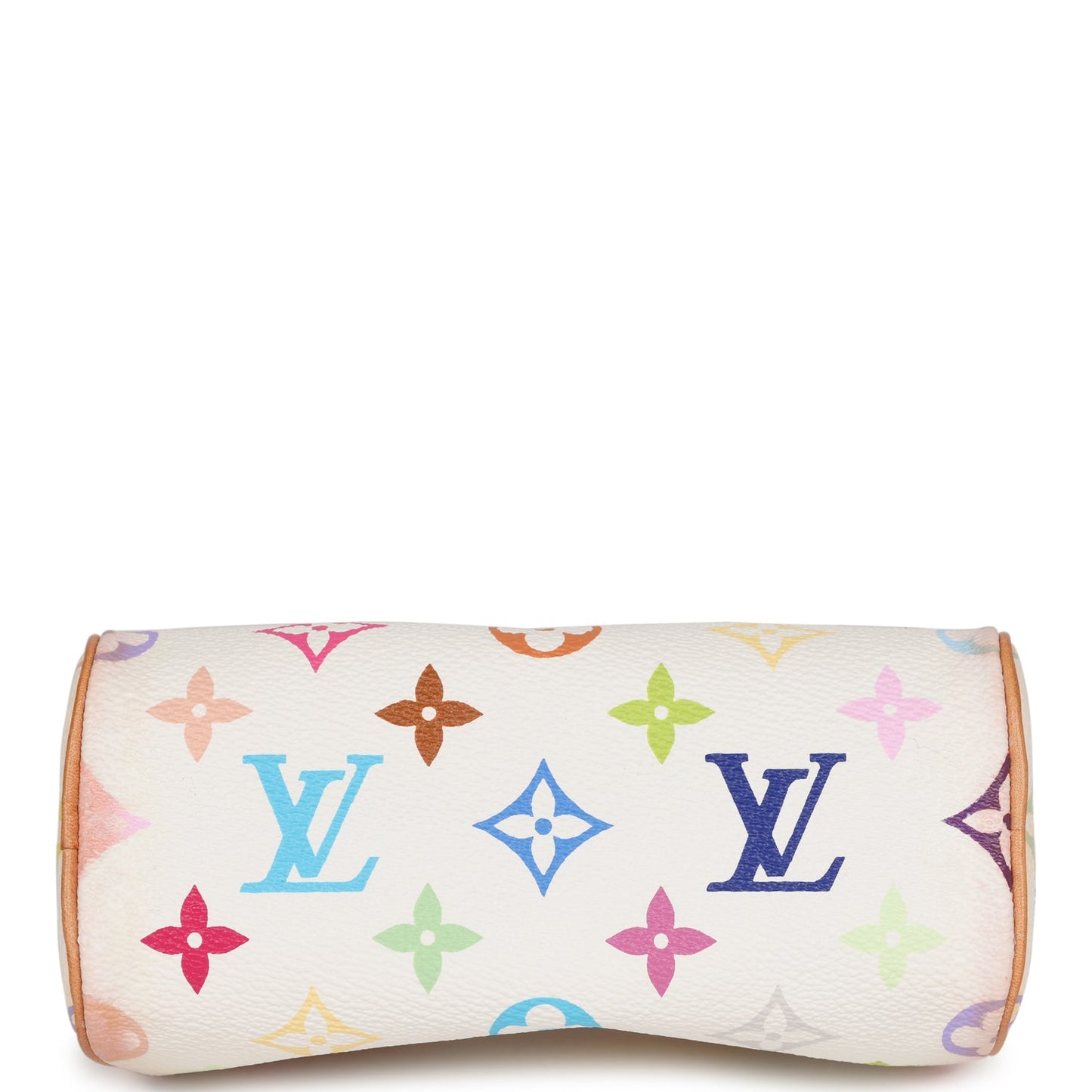 Louis Vuitton Vintage X Takashi Murakami Mini HL Speedy White Multicolor Gold Hardware
