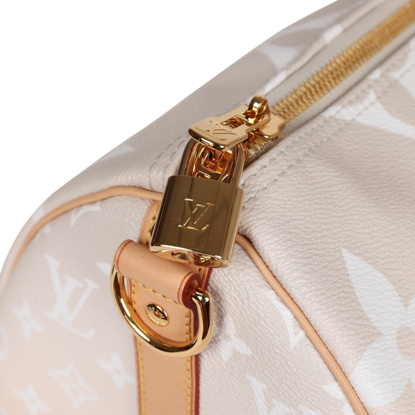 Louis Vuitton Keepall 45 Bandouliere By The Pool Mist Monogram Gold Hardware