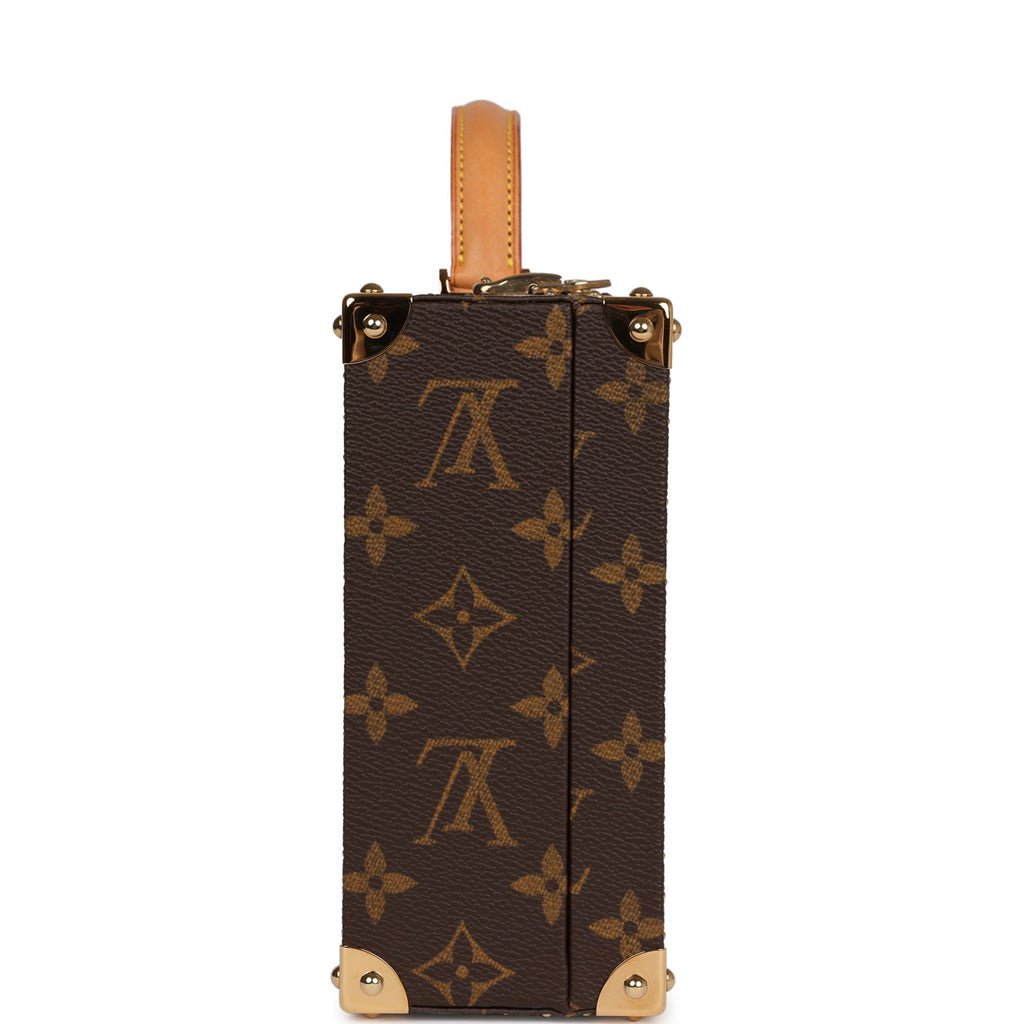 Louis Vuitton Vintage x Takashi Murakami Panda Jewelry Trunk Brown Monogram Brass Hardware