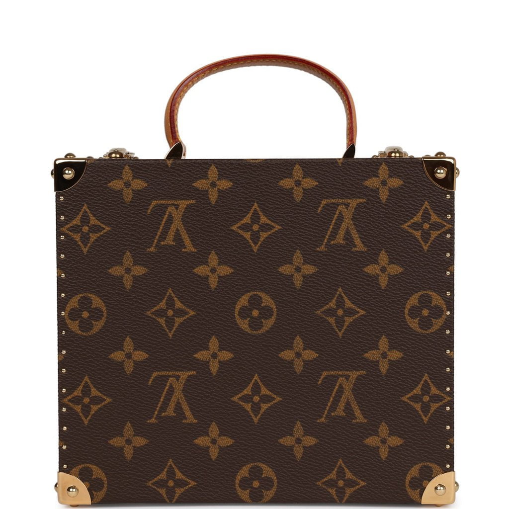 Louis Vuitton Vintage x Takashi Murakami Panda Jewelry Trunk Brown Monogram Brass Hardware