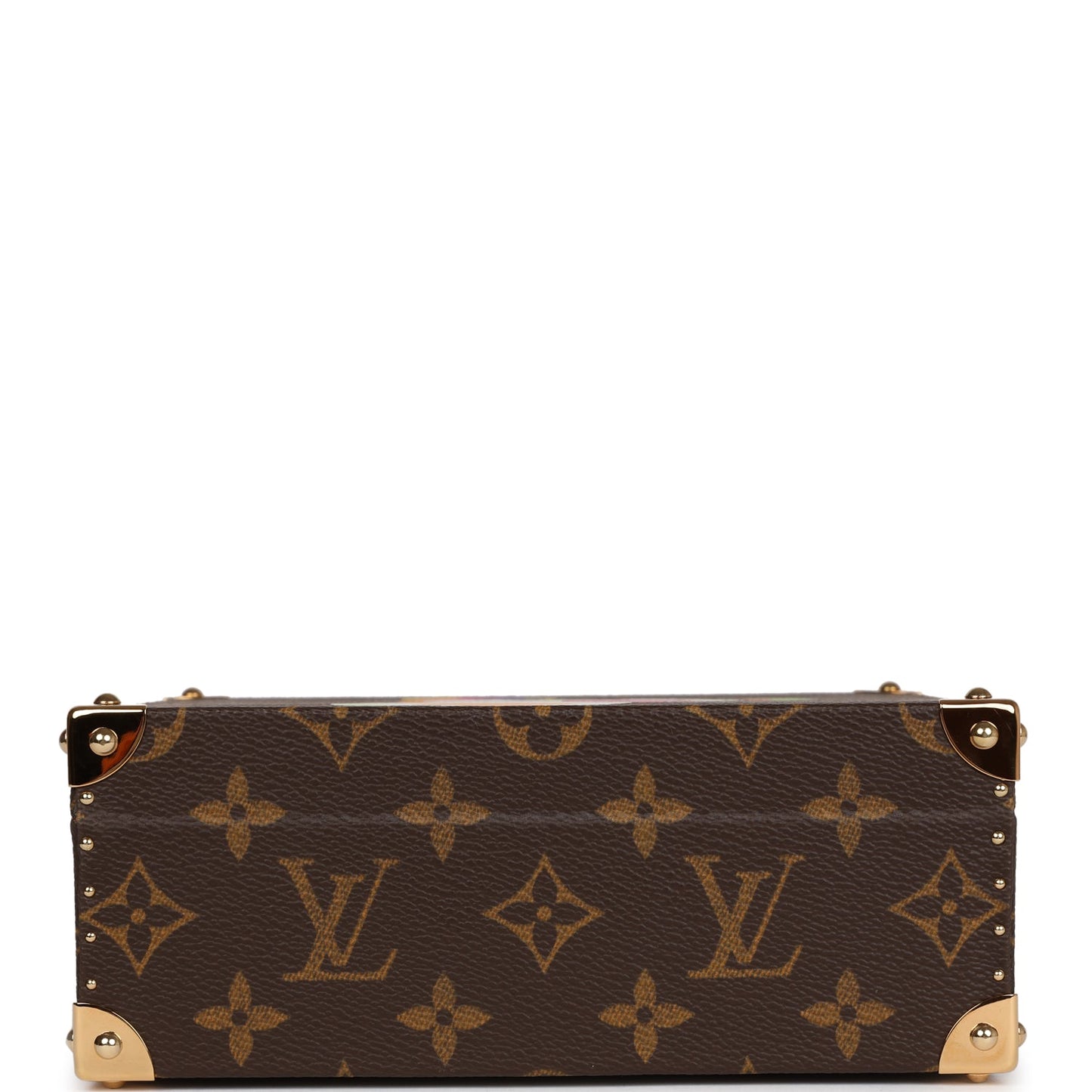 Louis Vuitton Vintage x Takashi Murakami Panda Jewelry Trunk Brown Monogram Brass Hardware
