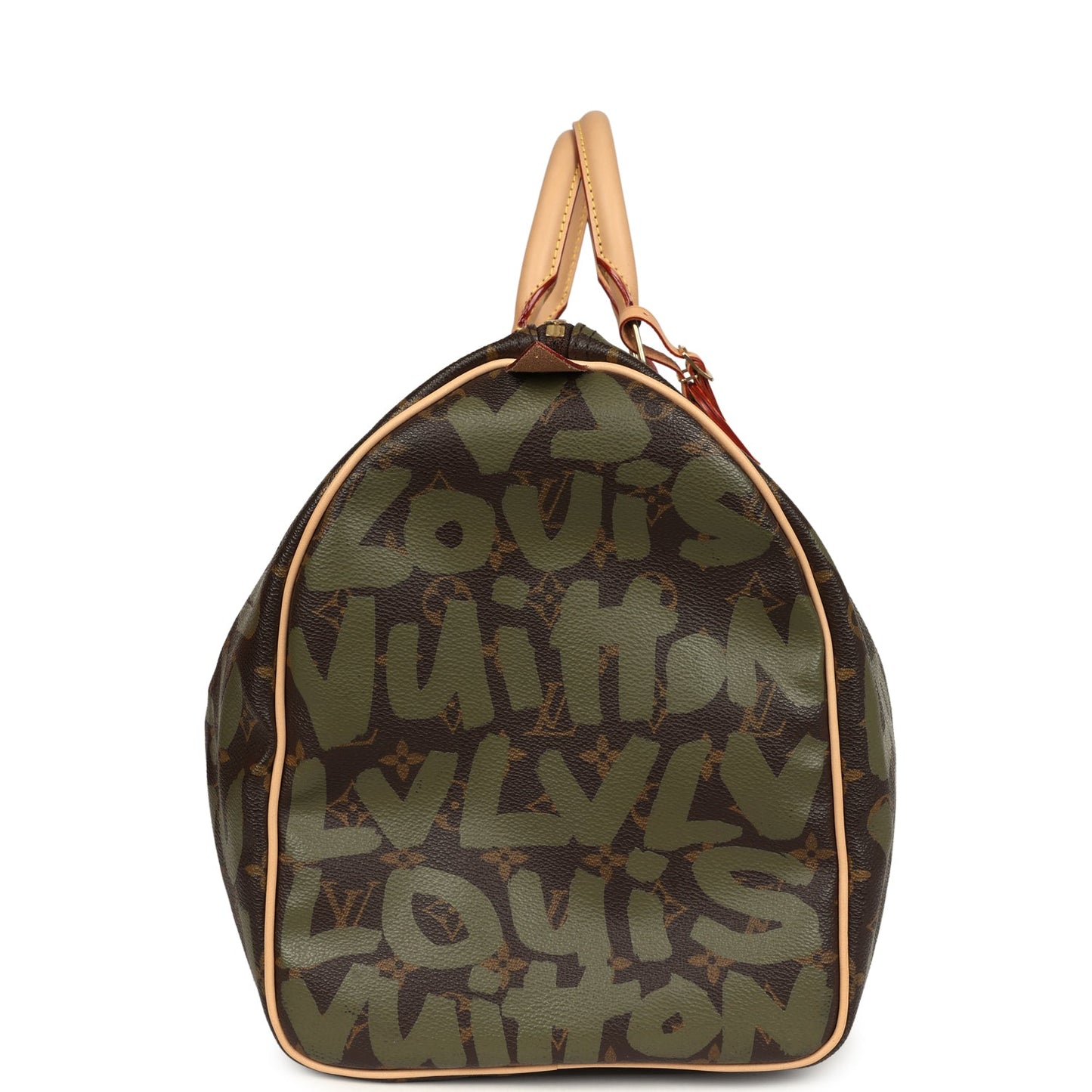 Louis Vuitton Vintage x Stephen Sprouse Keepall 50 Khaki Graffiti Gold Hardware