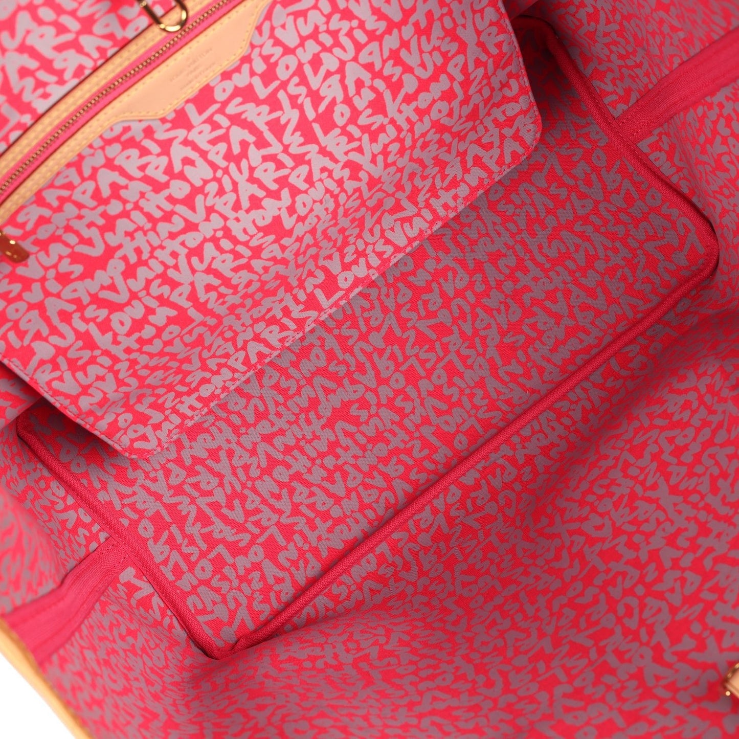 Louis Vuitton X Stephen Sprouse Neverfull GM Fuchsia Pink Monogram Graffiti