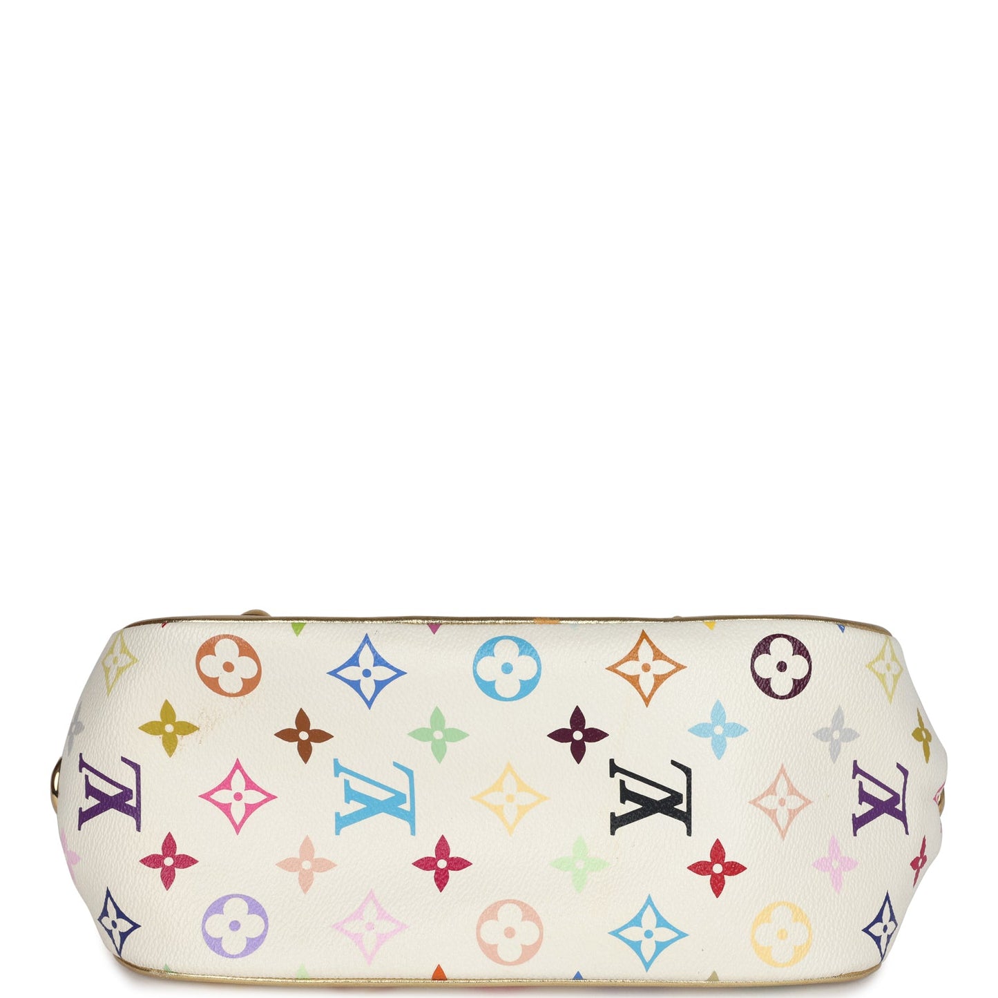 Louis Vuitton x Takashi Murakami Marilyn Bag White Multicolored Monogram Gold Hardware
