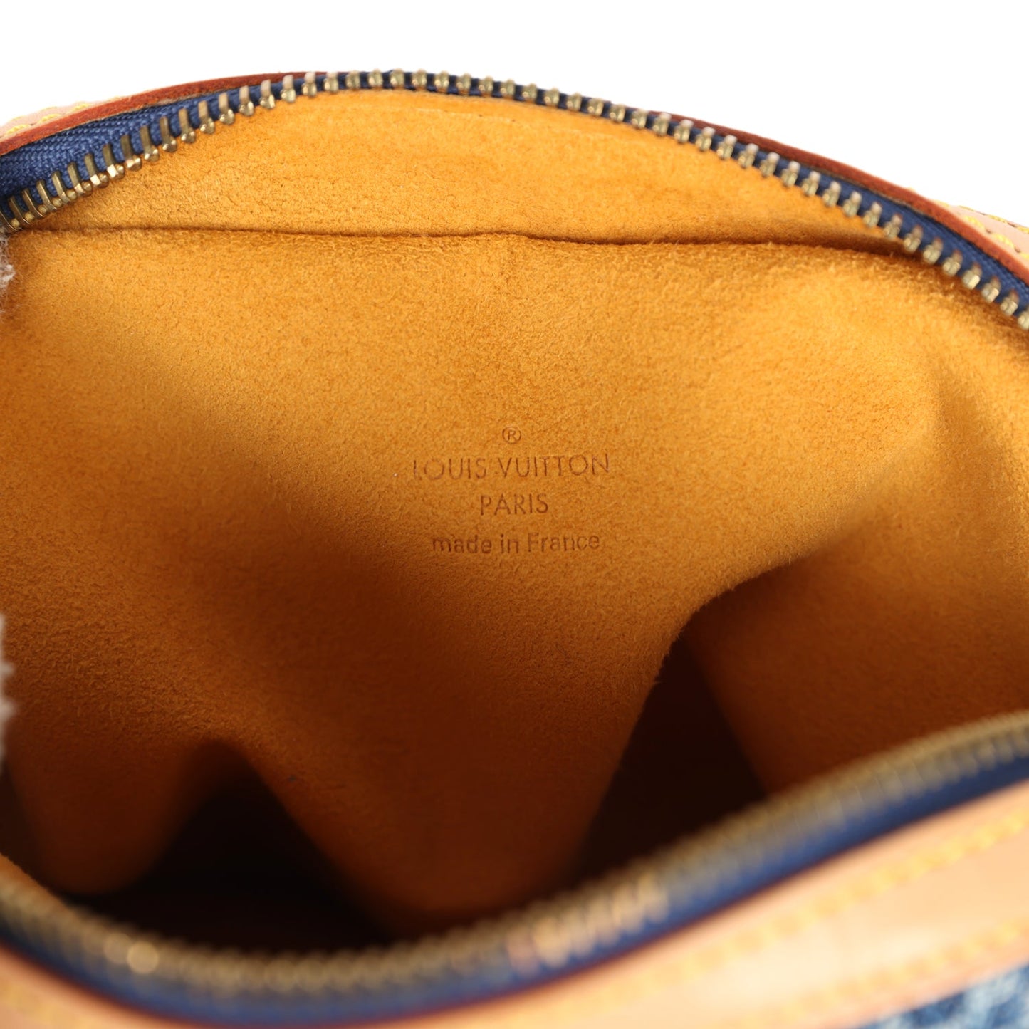 Louis Vuitton Camera Crossbody Bag Blue Monogram Denim Gold Hardware