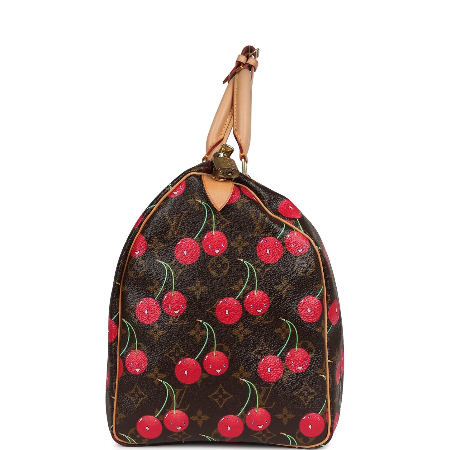 Louis Vuitton Vintage x Takashi Murakami Cerises Keepall 45 Monogram Cherry Gold Hardware