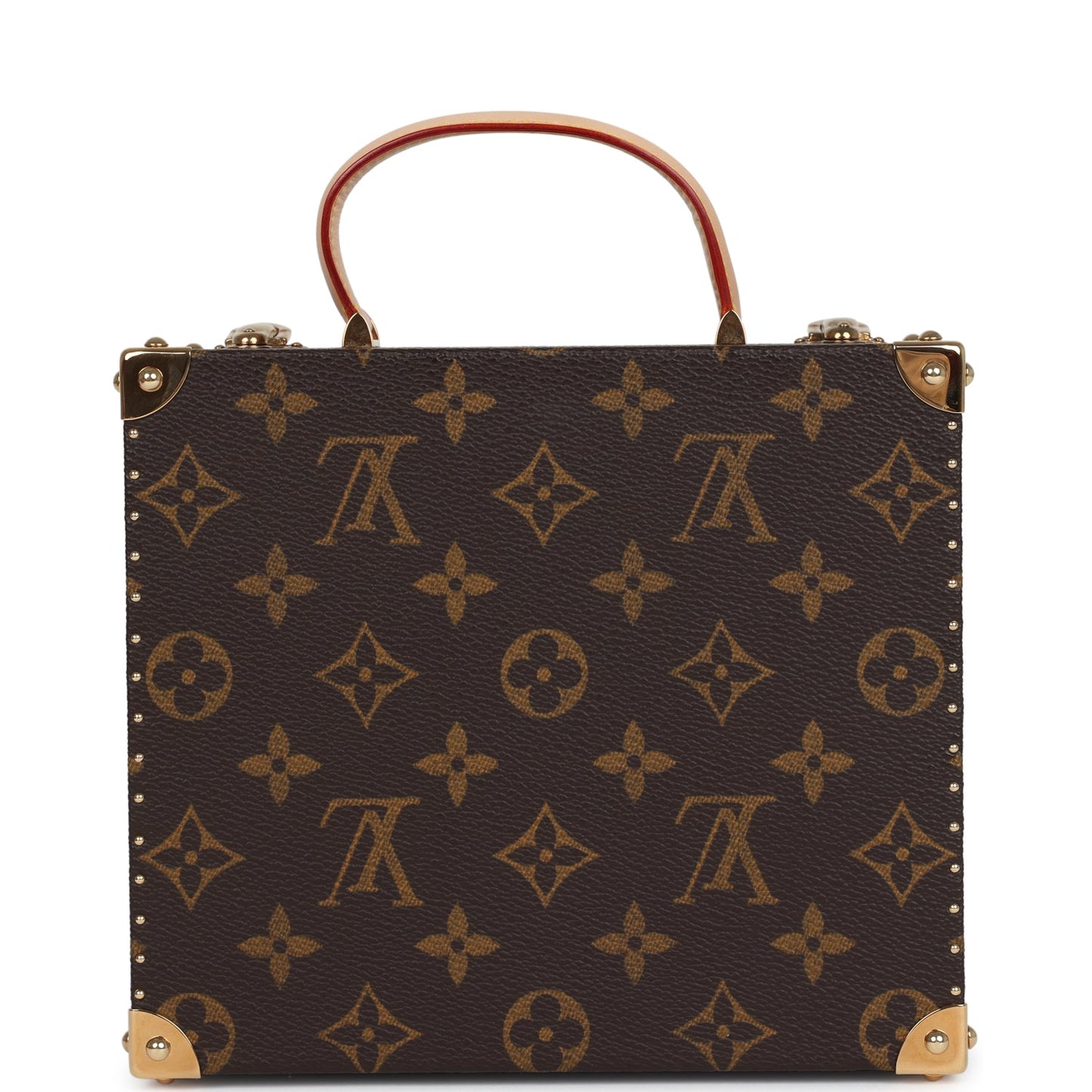 Louis Vuitton Vintage x Takashi Murakami Hands Jewelry Trunk Brown Multi Monogram Hands Brass Hardware