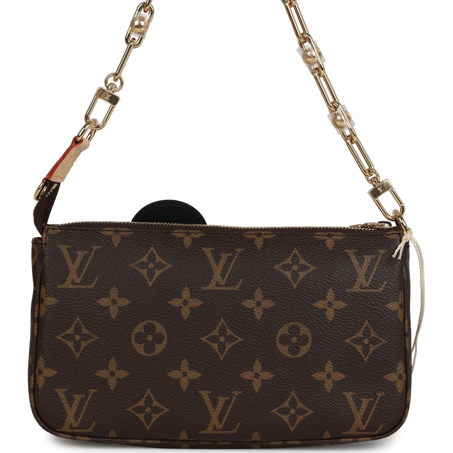Louis Vuitton X Takashi Murakami Panda Pochette Accessories Brown Monogram Gold Hardware