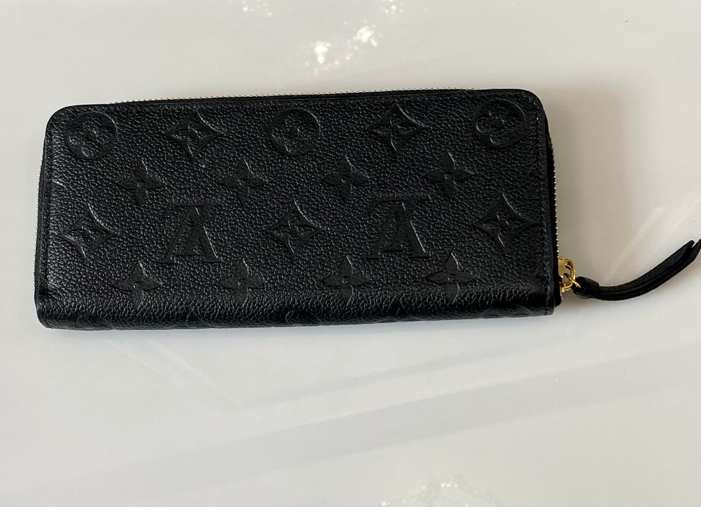 GLM-MONOGRAM EMPREINTE LEATHER CLÃ‰MENCE WALLET
