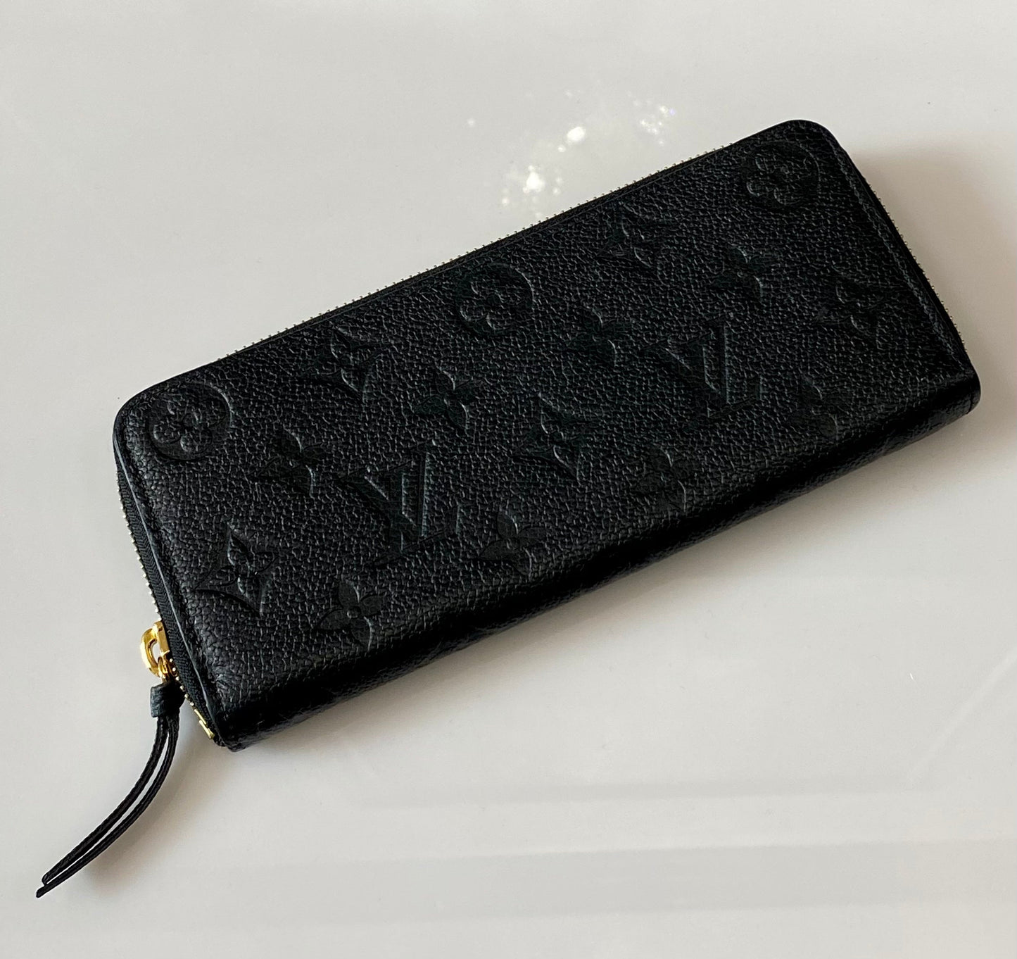 GLM-MONOGRAM EMPREINTE LEATHER CLÃ‰MENCE WALLET