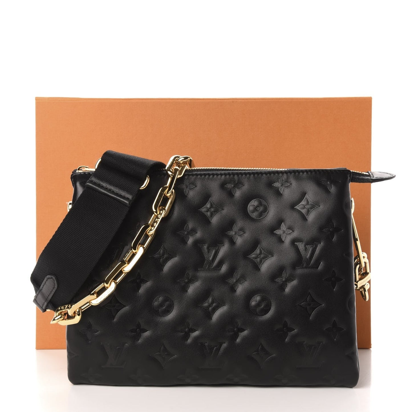 Louis Vuitton Monogram Coussin MM Black