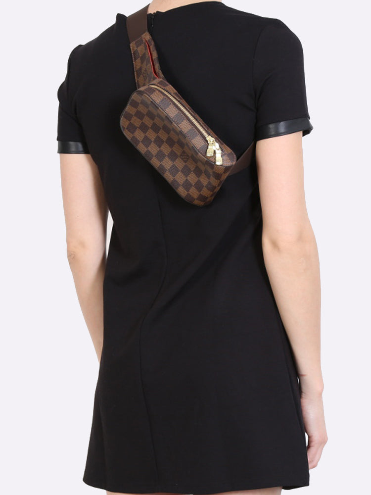 LOUIS VUITTON DAMIER EBENE GERONIMOS CROSSBODY BAG