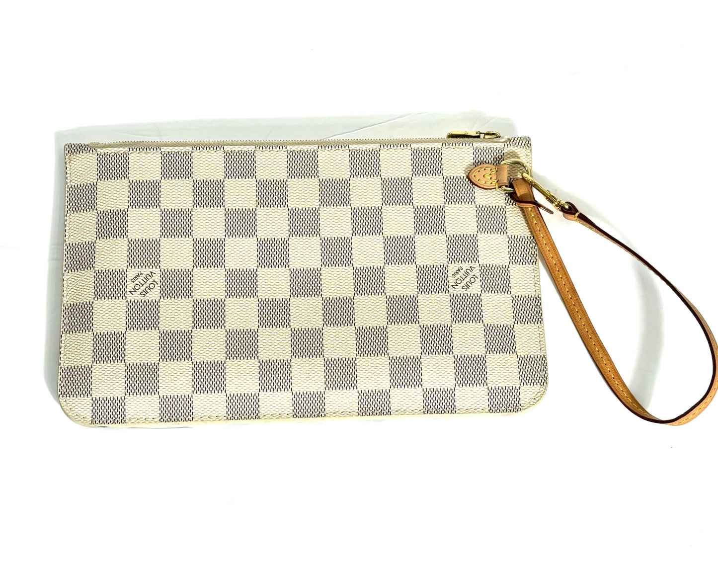 LOUIS VUITTON DAMIER AZUR NEVERFULL NM GM POCHETTE