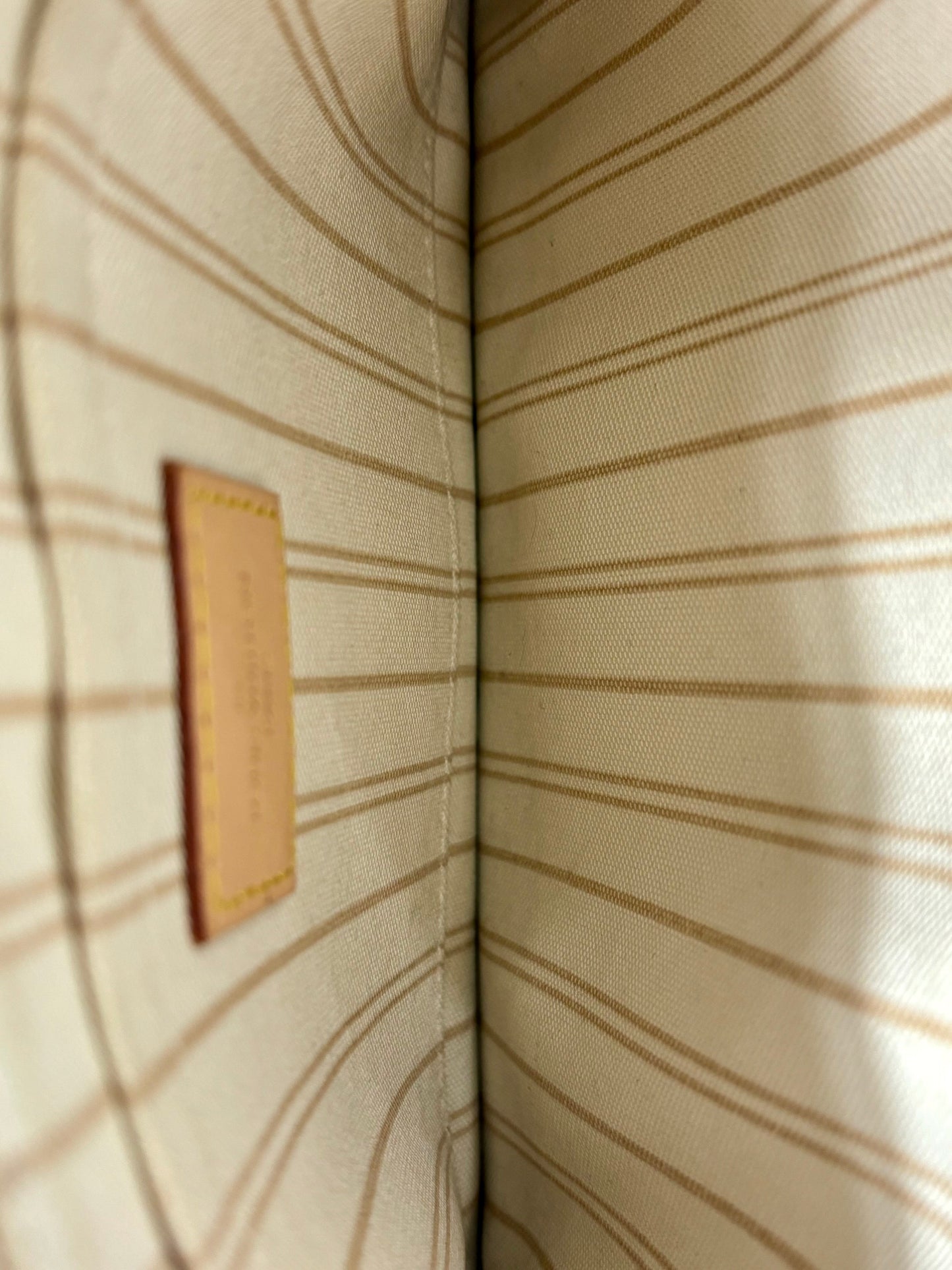 LOUIS VUITTON DAMIER AZUR NEVERFULL NM GM POCHETTE