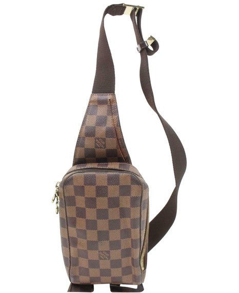 LOUIS VUITTON DAMIER EBENE GERONIMOS CROSSBODY BAG