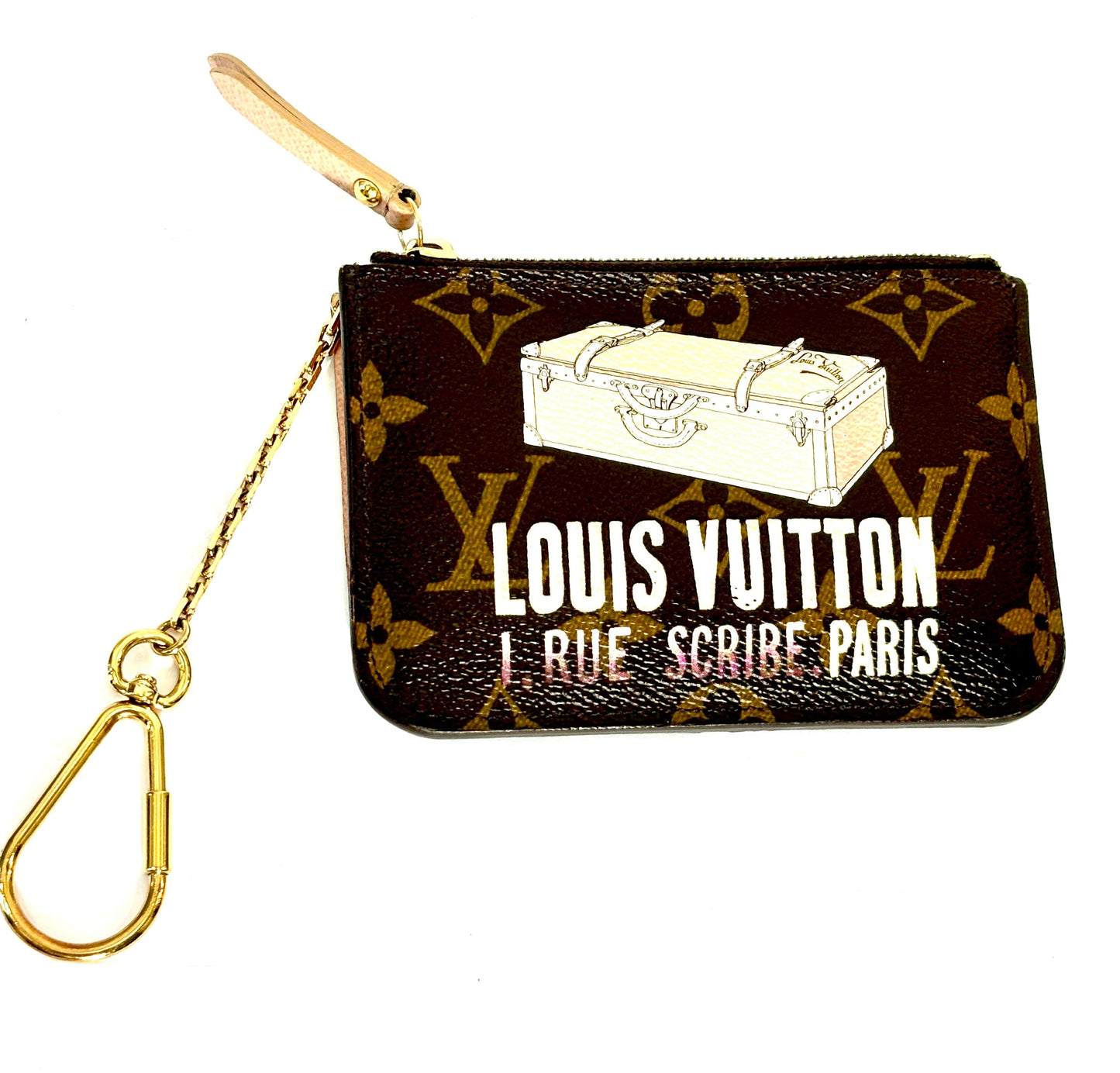 LOUIS VUITTON LIMITED EDITION MONOGRAM AFFICHE KEY PURSE