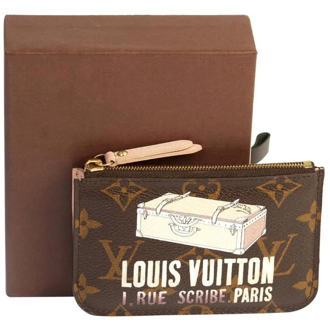 LOUIS VUITTON LIMITED EDITION MONOGRAM AFFICHE KEY PURSE