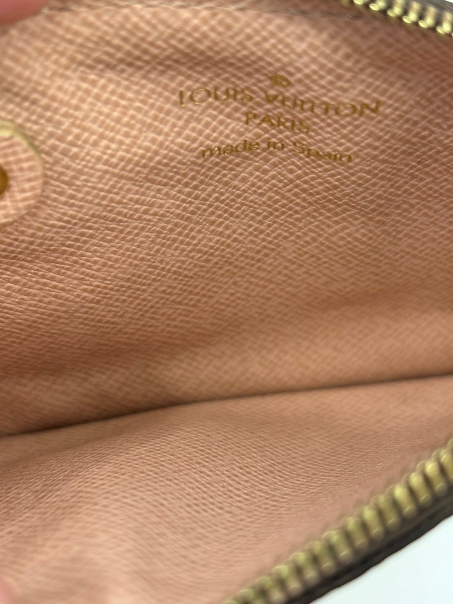 LOUIS VUITTON LIMITED EDITION MONOGRAM AFFICHE KEY PURSE