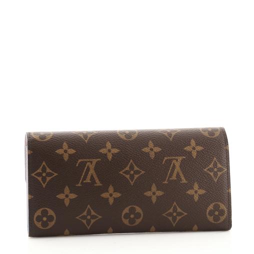 GLM-Monogram Bloom Flower Emilie Wallet Blue Jean