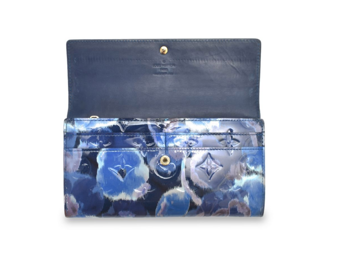 GLM-Vernis Ikat Sarah Wallet Grand Blue