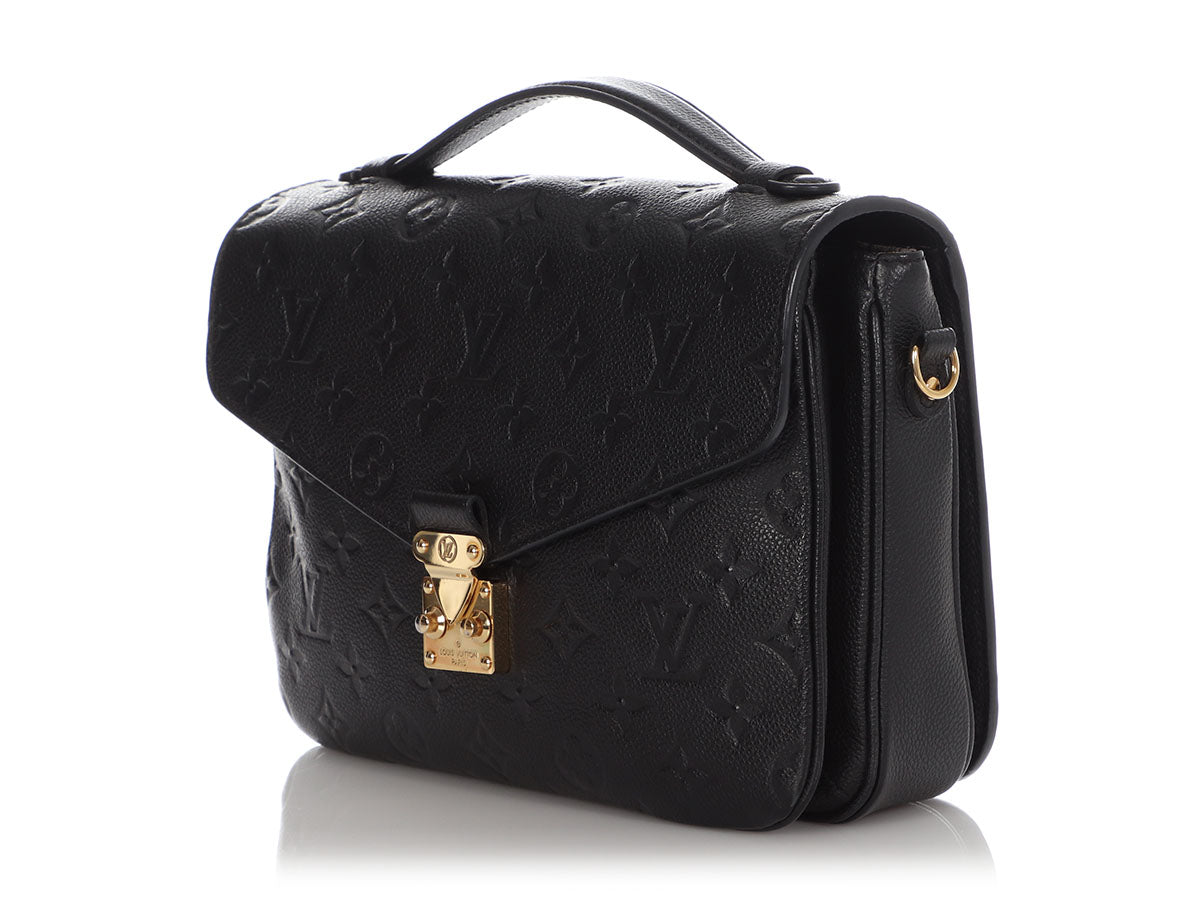 Louis Vuitton Noir Monogram Empreinte Pochette MÃ©tis
